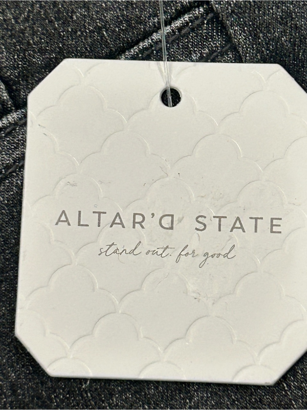 Altar’d State High-Waist Flared Women’s Jeans Charcoal Gray NWT 27 Stretch - Picture 2 of 11